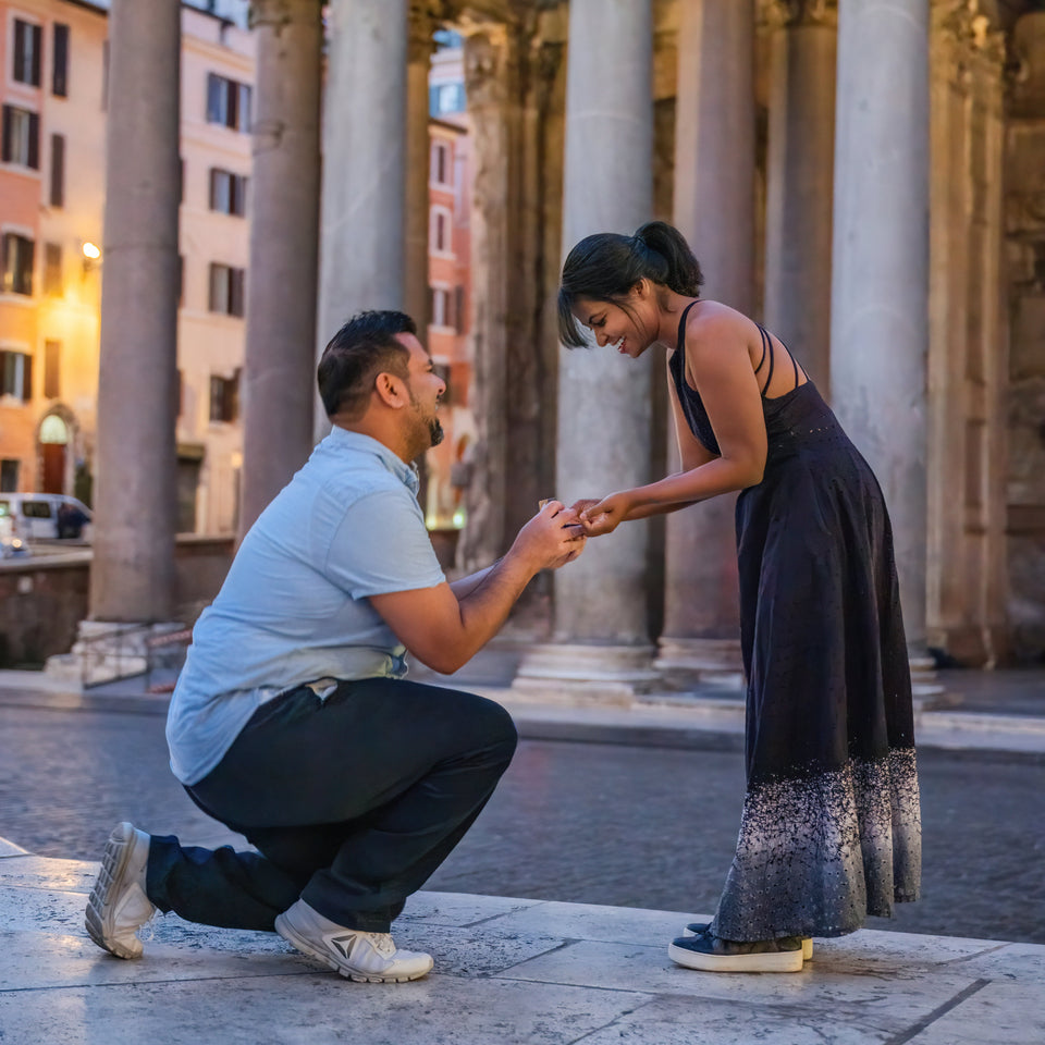 Surprise Proposal in Rome - Engagement Photography Experience