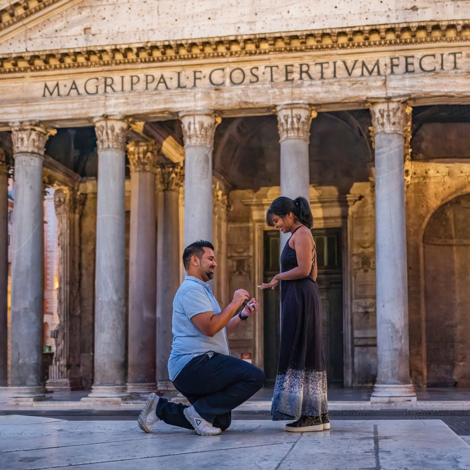 Surprise Proposal in Rome - Engagement Photography Experience
