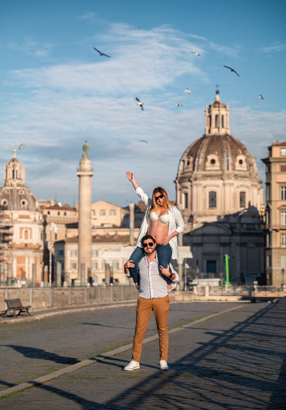 Maternity Photoshoot in Rome