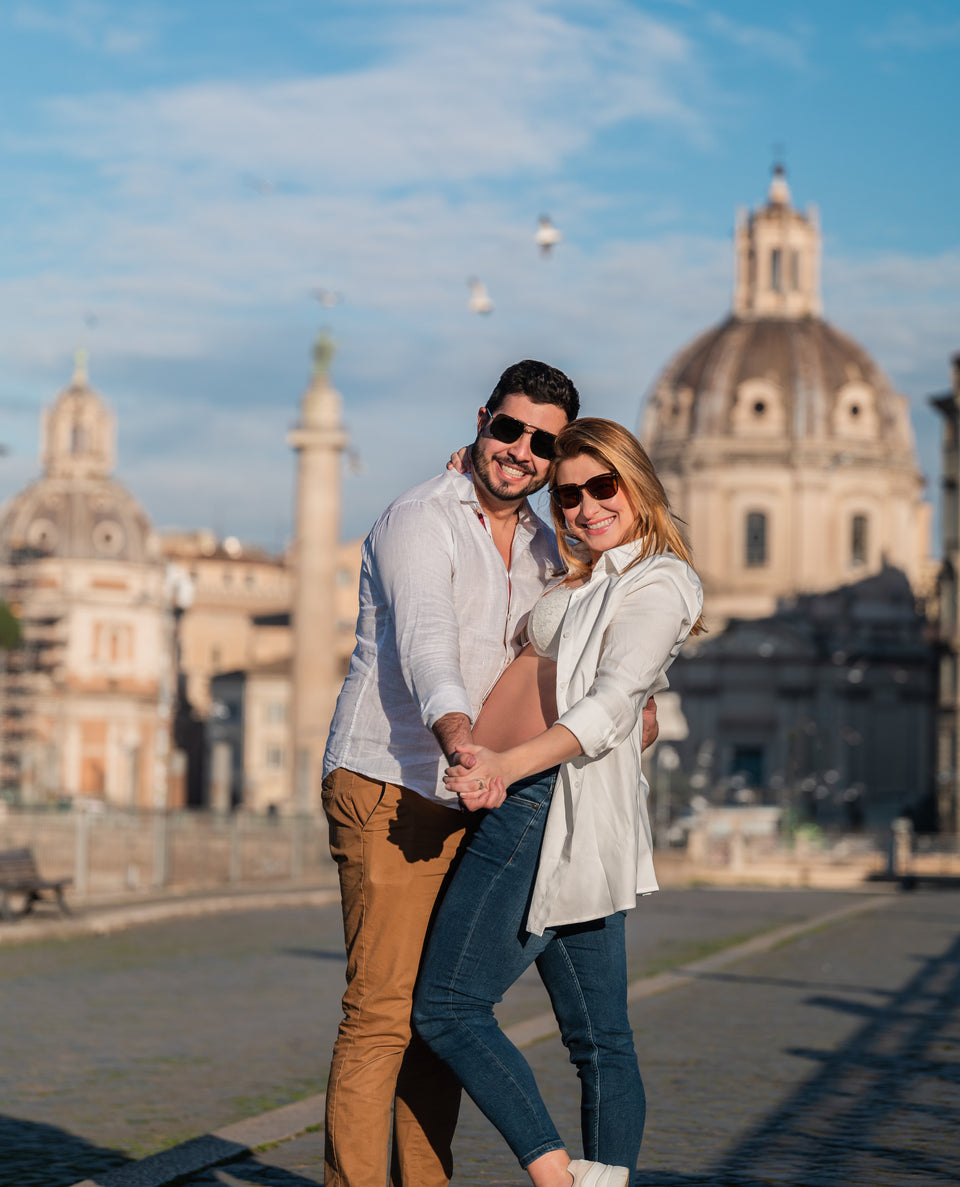Maternity Photoshoot in Rome