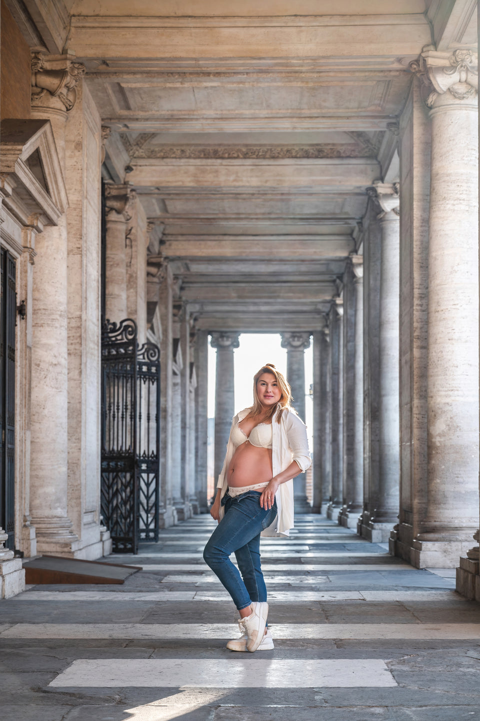Maternity Photoshoot in Rome