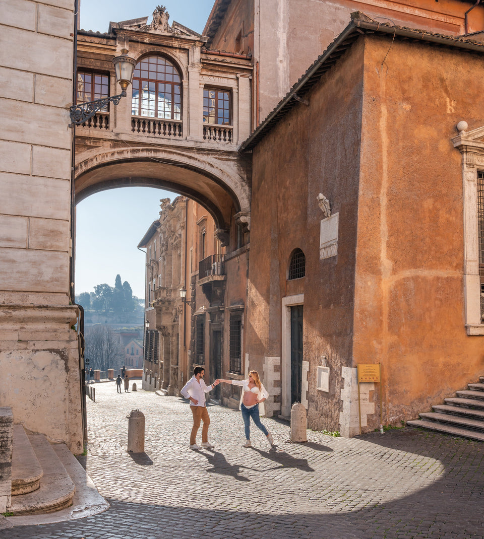 Maternity Photoshoot in Rome