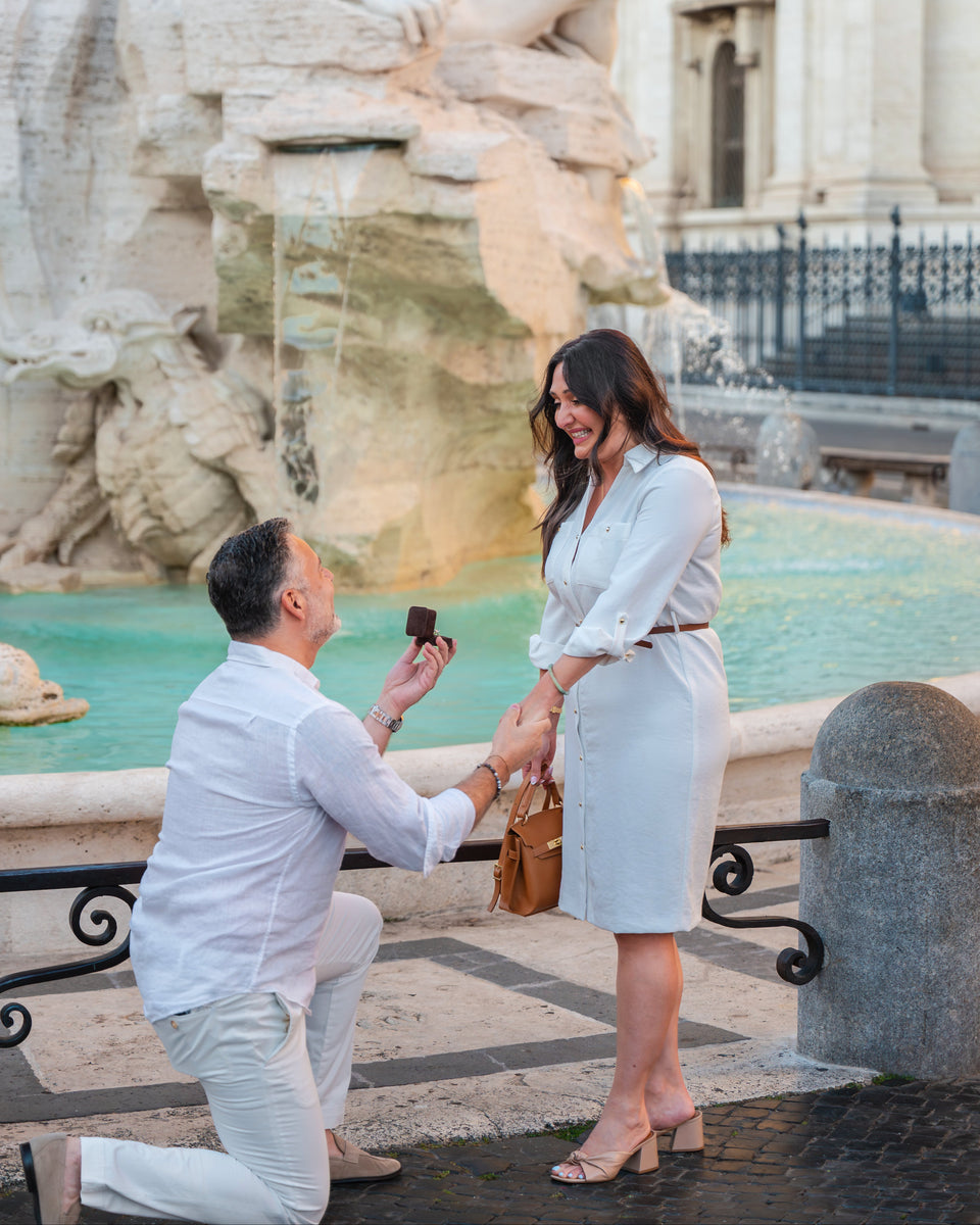 Surprise Proposal in Rome - Engagement Photography Experience
