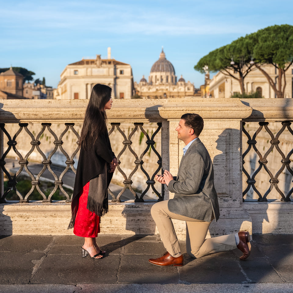 Surprise Proposal in Rome - Engagement Photography Experience