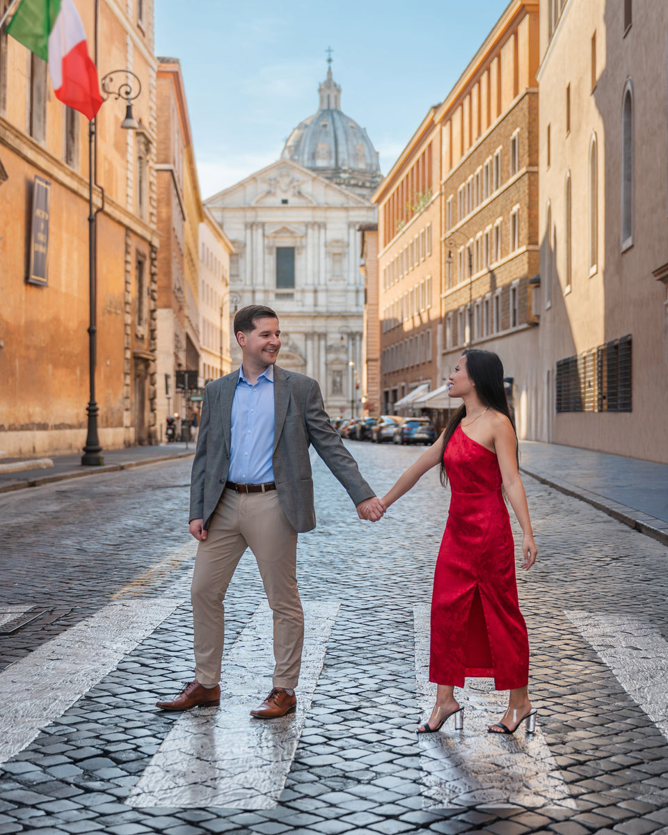 Surprise Proposal in Rome - Engagement Photography Experience