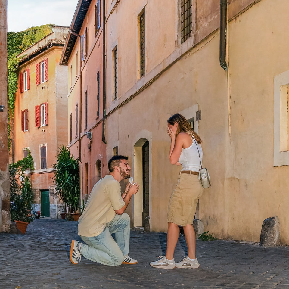 Surprise Proposal in Rome - Engagement Photography Experience
